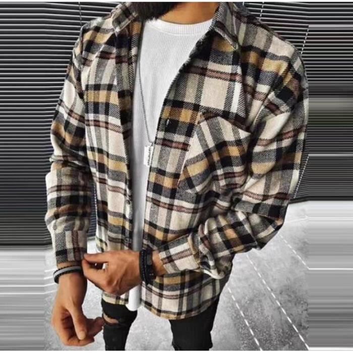 Chemise oversize en lin tartan Burberry pour homme Homme Vêtements Chemises Chemises casual et boutonnées 