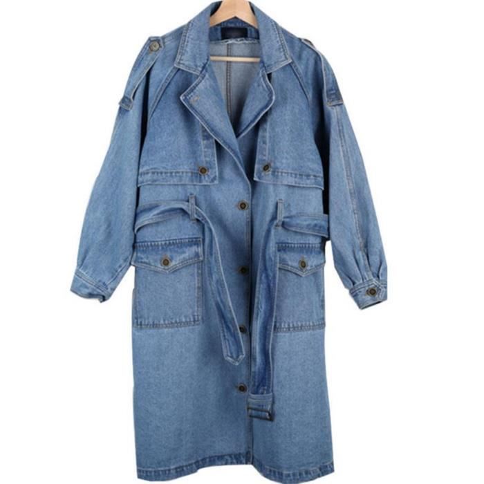 Manteau en jeans long store