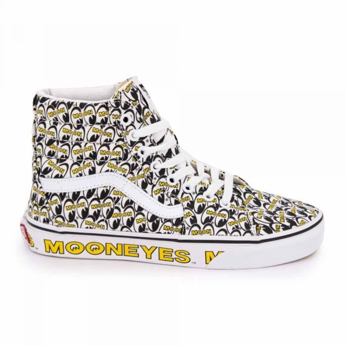Basket montante sk8 hii jaune vn0a7q5n6m51 t36 41 Femme VANS Blanc