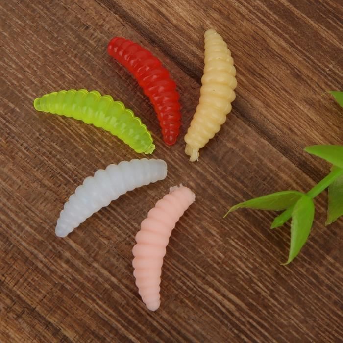 Leurres Doux Artificiels Worms Appâts Set Pêche Tackle Appâts