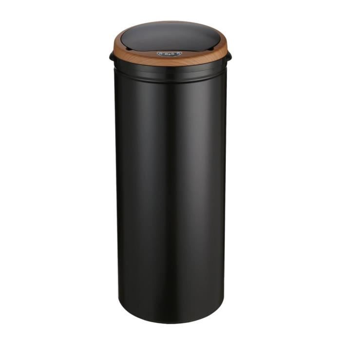 50l Poubelle De Cuisine Automatique Couverture En Bois Achat