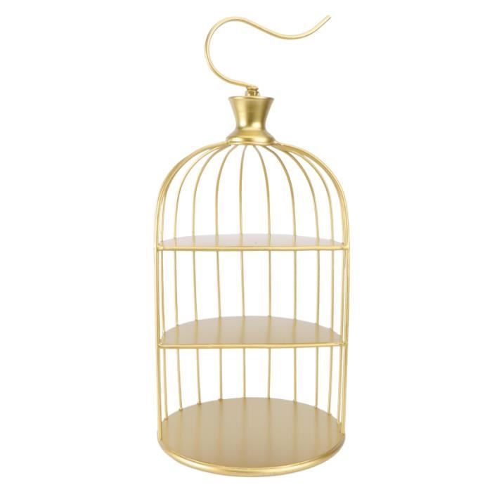 En Fer Forge Cage A Oiseaux Forme De Dessert Presentoir Table Decoration Multi Couche Moule A Gateau Moule De Patisserie Cdiscount Maison
