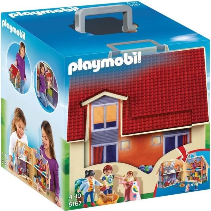 maison playmobil transportable 5167