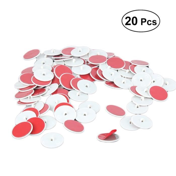 Balles Qui Se Collent Au Plafond 20 pièces 3 cm Premium léger plafond bâton crochets adhésifs pour
