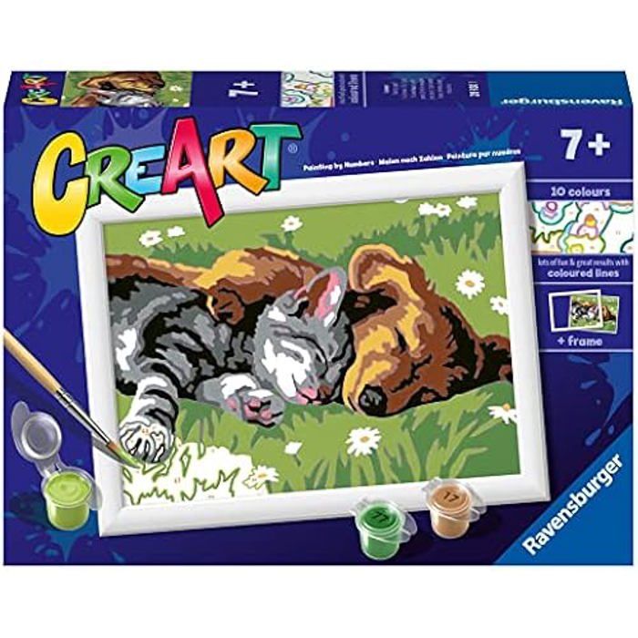 Ravensburger - Numéro D'Art Mini Format - Petit Lapin - Loisir Créatif - Kit De Peinture Par Numeros Activite Detente Et Creative Des 7 Ans 29041 Version Francaise Ravensburger - Numéro D'Art Mini Format - Petit Lapin - Loisir Créatif - Kit De Peinture Par Numeros Activite Detente Et Creative Des 7 Ans 29041 Version Francaise