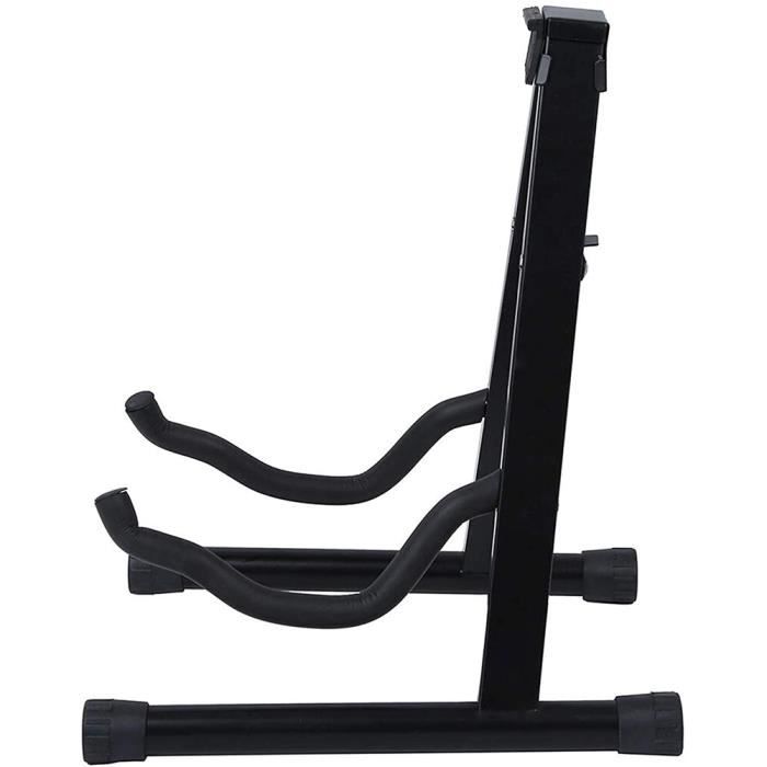 Martin Smith Support De Guitare Pliable - Universel Pour Guitare Classique, Acoustique Et Électrique