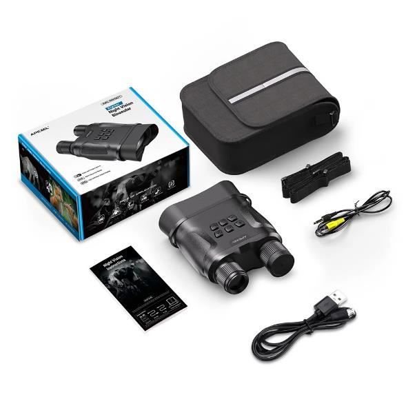 Jumelles Vision Nocturne 4K NVGO8 WiFi Infrarouge 1200m Casque Chasse Camping Enregistrement Vidéo - Jumelles infrarouges (14690228