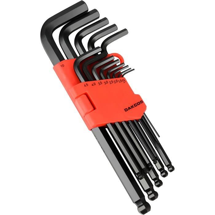 QUARKZMAN 10Pcs Clé Hexagonale 1.5mm, Clés Métriques Hexagonales En