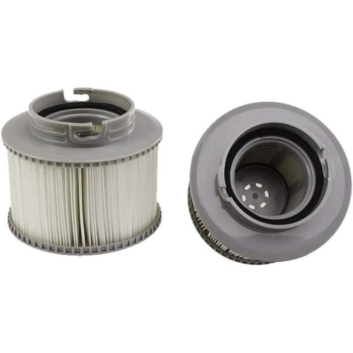 Lot De 2 Cartouches Filtrantes De Rechange Pour Spas MSPA - Diamètre 110 Mm, Hauteur 88 Mm - Compatible Toscane, Elegance, Alpine, Etc. - 1