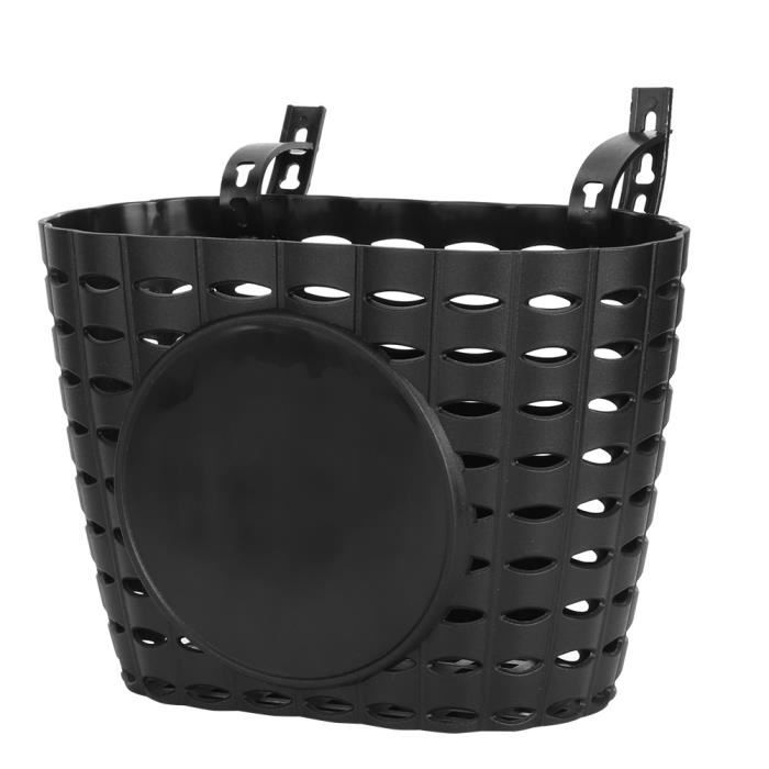 Panier Avant De Vélo Grand Format (31x20x17.5 Cm) - Fil D'acier épaissi 6mm, Revêtement époxy, Avec Sac Amovible Rembourré, Pour VTT, Ville, VAE