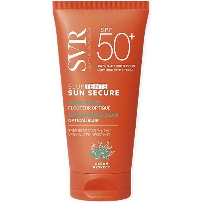 SVR Sun Secure Blur Crème Mousse Teinte Hâlée SPF50+ 50ml - Cdiscount ...