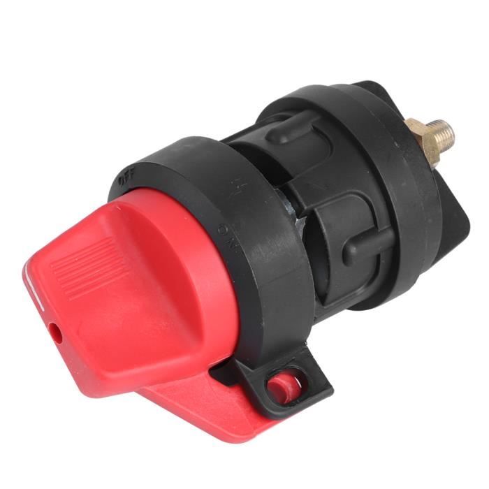 Interrupteur Sectionneur Batterie Pindex - 12V-48V 300A - Pour Voiture, Bateau, Camping-Car - Étanche