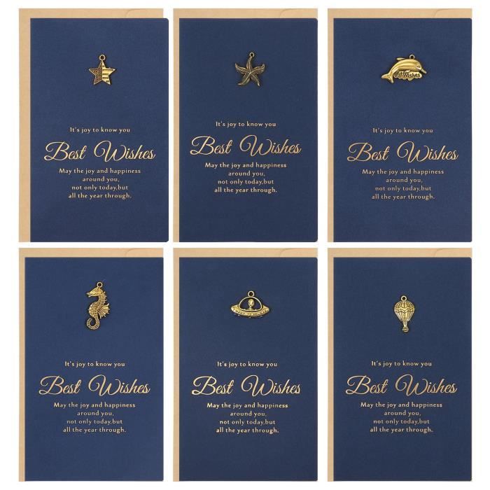 Lot De 48 Cartes De Noël Avec Enveloppes – 7x7 Cm, Motifs Uniques – Petites Cartes De Vœux Vierges – Idéal Cadeaux, Déco