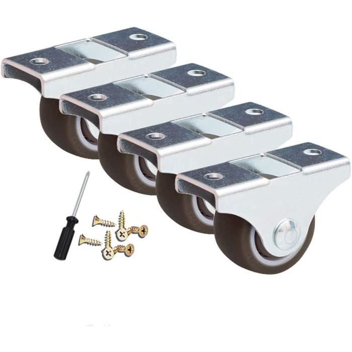 Roulettes Pour Tapis De Course Et Vélo D'appartement - Lot De 4 - Nylon Silencieux - Protège Vos Sols - 4