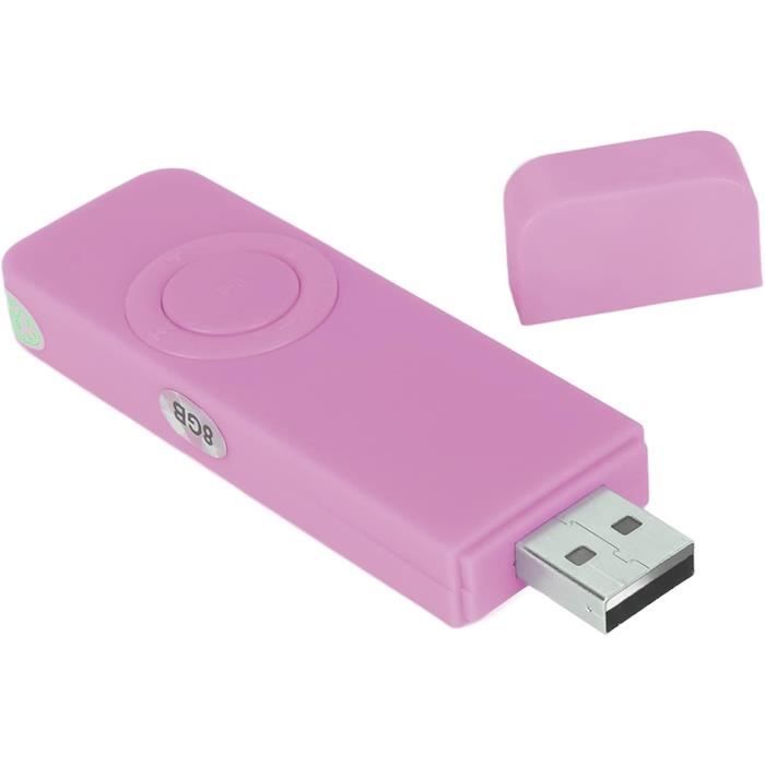 Septpenta Lecteur MP3, Lecteur De Musique MP3 Avec Mémoire De 32 Go, Carte SD, Écran LCD Numérique Classique De 1, 8 Pouces, Lecteur De Musique MP3 Pour Enfants Avec Haut Parleur(Argenté