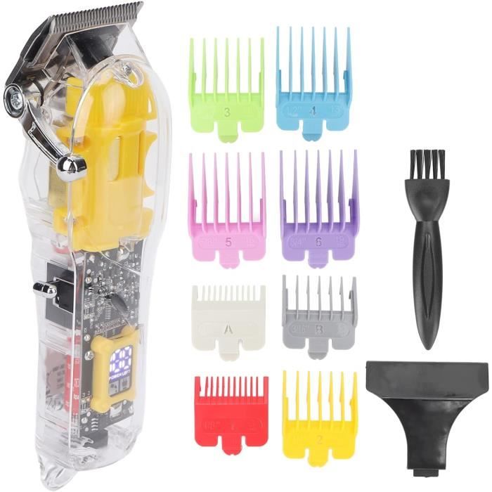 Tondeuse à Tapis Sans Fil 250 W - 5 Vitesses, Guide De Coupe Transparent, 2 Peignes De Finition, Pour Tapis Et Animaux