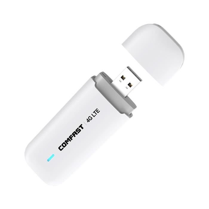 Clé WiFi 4G LTE Portable – Jusqu’à 10 Utilisateurs, Plug & Play, Alimentation USB - 12