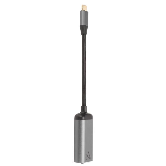 Adaptateur USB-C Vers Ethernet Gigabit - Compatible MacBook, IPhone, IPad, PC, Plug & Play