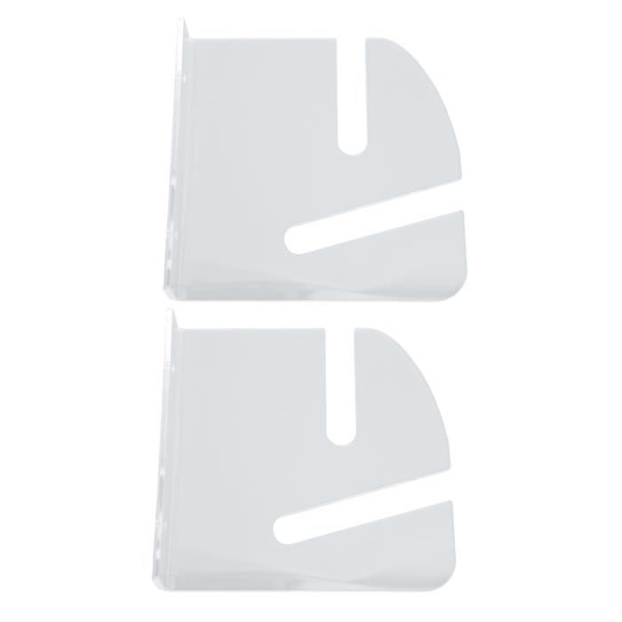 Gusengo Support Mural Pour Skateboard – Acrylique Transparent Renforcé 76x43 Mm – Vis Inox Incluses