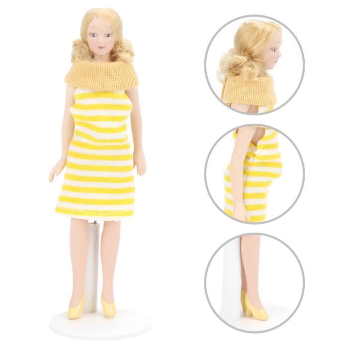 Grande maison de poupée Barbie avec ensemble de meubles