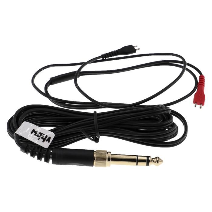 Vhbw Cable audio AUX compatible avec Sennheiser HD 450 II HD 480 Classic casque Avec prise jack 3 5 mm vers 6 3 mm noir Cdiscount Informatique