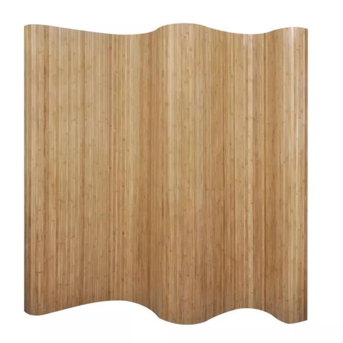 Cloison de séparation - VIDAXL - Bambou naturel - Intérieur - Multicolor - 250x165 cm