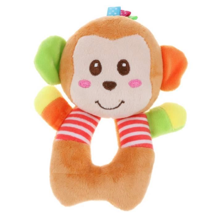 Hochet D Eveil Bebe Doudou Premier Age Anneau Dentition Garcon Fille Enfant Lit Berceau Poussette Jouet Singe M1316 Cdiscount Puericulture Eveil Bebe
