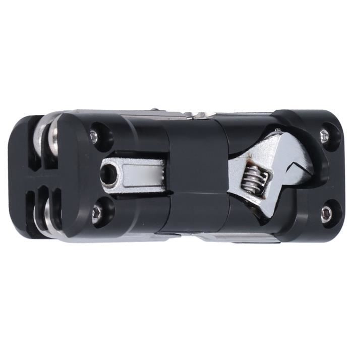Kit D'outils Multifonctions 11 En 1 Pour Réparation Vélo - En Acier, Compact Et Portable