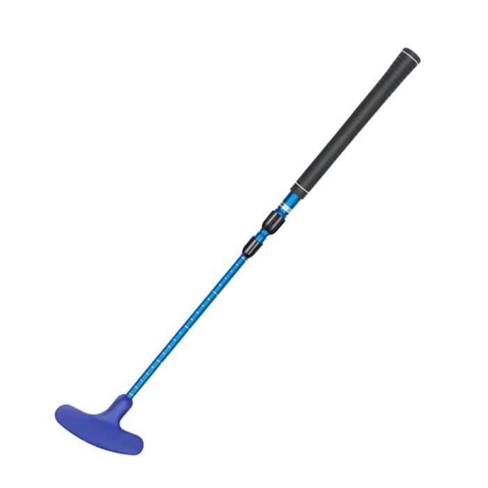 3Section Retractable Golf Putter for Left Right Handed Blue