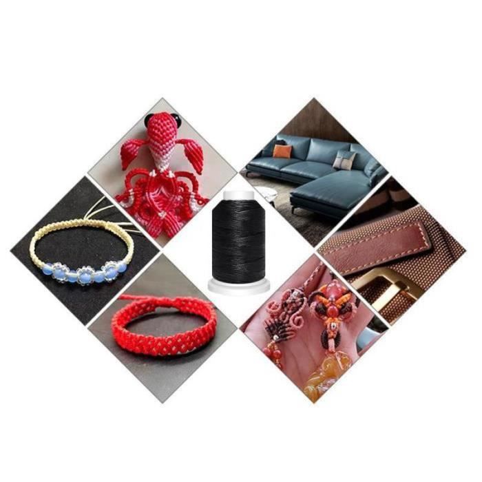 Perfeclan Fils à Coudre En Lin Ciré, 1 Pièce, Pour Sacs En