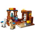 LEGO® Minecraft 21167 Le Comptoir d'Échange, Jouet avec Figurines Steve, Squelette et Lamas-1