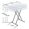 Table Compacte et Pliable - SOTECH - Blanc - Acier - HDPE-1