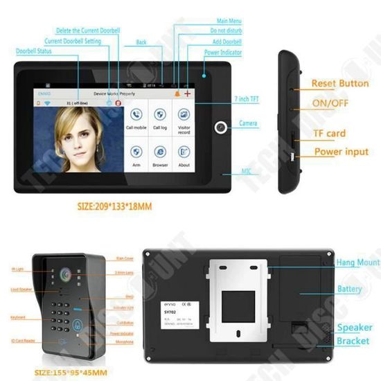 Interphone sans fil avec appli vidéo - 4G Mini - Continental