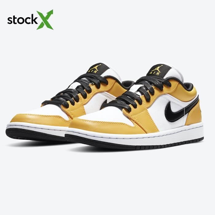 Jordan 1 jaune orange sale