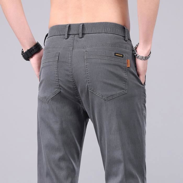 Jeans Homme Jean Ultra Extensible Homme Coupe Skinny, 84% Coton