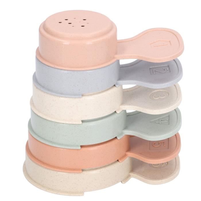 Jouets Empilables Tasses Empilables Ensemble de Jouets de Construction Tasses Empilables pour Tout-Petits Apprentissage Précoce Jouets de Bain Cadeau 12 18 Mois 1 2 3 Ans Nourrisson
