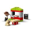 LEGO® 10927 DUPLO Town Le Stand À Pizza, Jeu de Construction, Avec Figurine De Chien, Grands Jouets En Brique Pour Bébé 2 ans et +-2