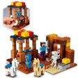 LEGO® Minecraft 21167 Le Comptoir d'Échange, Jouet avec Figurines Steve, Squelette et Lamas-2