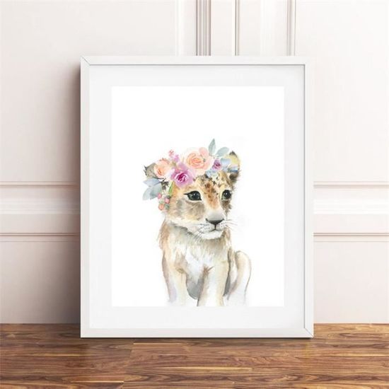 3 Affiches Ours Bebe Prenom Garcon Poster Bébé Beige 30x40cm Tableau