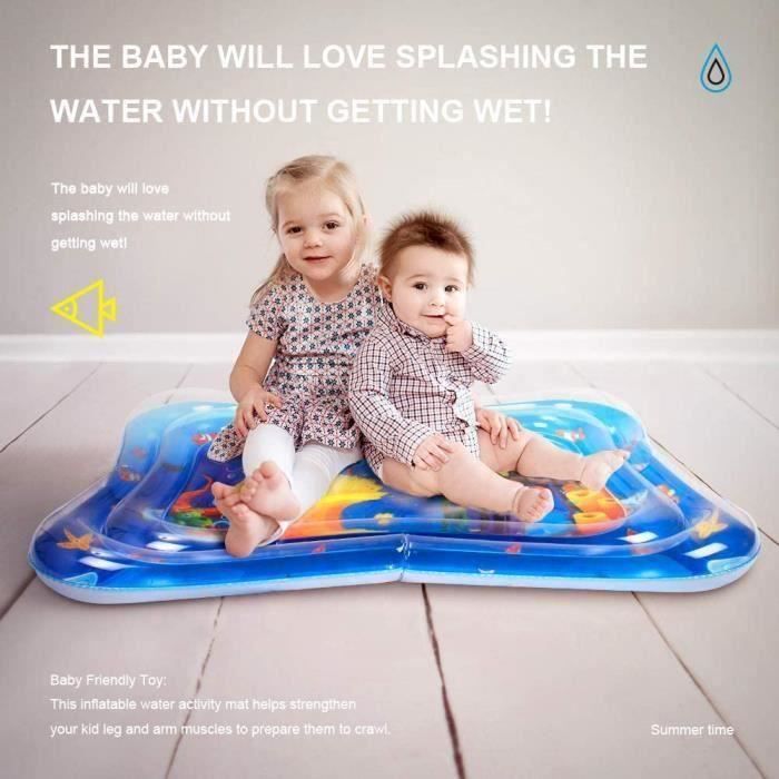 Tapis d'éveil Tapis d'eau bébé Matelas Eau Bebe Poisson Enfants Sensoriel  Jouets