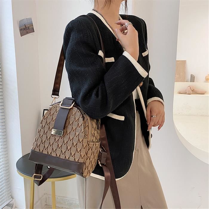 Sac à dos femme en cuir végan design classique - Mon Sac à Dos
