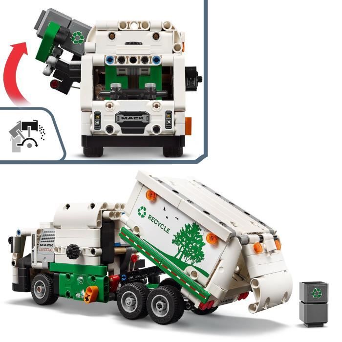 LEGO® Technic 42100 La pelleteuse Liebherr R 9800, Véhicule de Chantier RC  Télécommandé, Kit de Construction - Cdiscount Jeux - Jouets