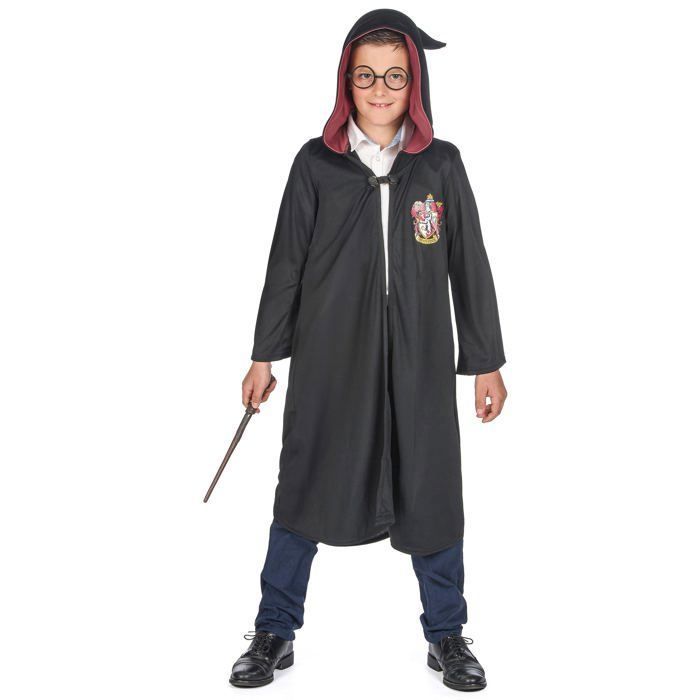 IBTOM CASTLE Deguisement Fille Enfant Costume De Sorci?re Hocus Poc Cape Balai Avec Capuche Ensemble Trois Pices De Luxe Amz B0