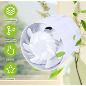 Ventilateur Mural Vortice 100mm – Silencieux – Extracteur D'air 90 M³/h – Blanc