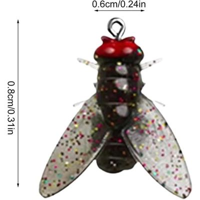 La classique mouche noire taille 8 - Le Martin-Pêcheur