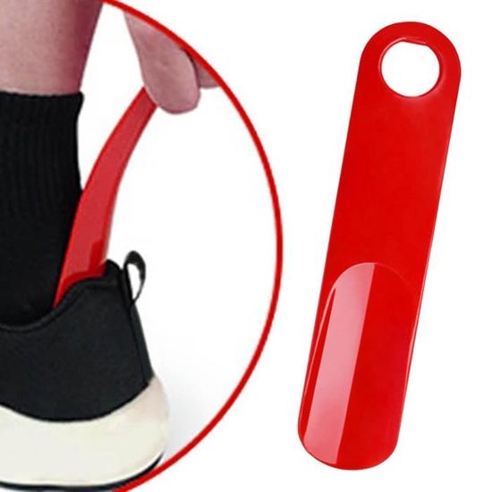 entreprise légère et pratique pour outil de chaussure pour aider à porter des chaussures Chausse-pied blanche assistant de chaussure portable 