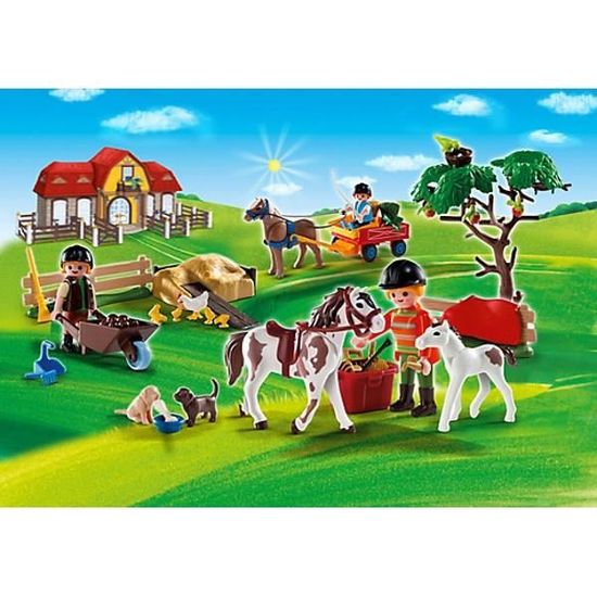 4167 Ferme Équestre avec Surprises Inédites Calendrier de LAvent Playmobil 
