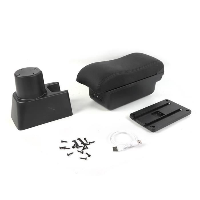 Boîte de rangement pour accoudoir Xray Lada, boîtier de rangement de style  de voiture avec support de tasse USB - AliExpress