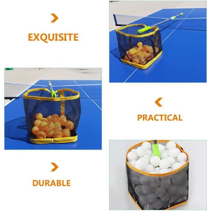 Sélecteur de balles de Tennis de Table Collecteur de balles Portable Outil  supérieur télescopique for balles de ping-Pong Mini A505 - Cdiscount Sport