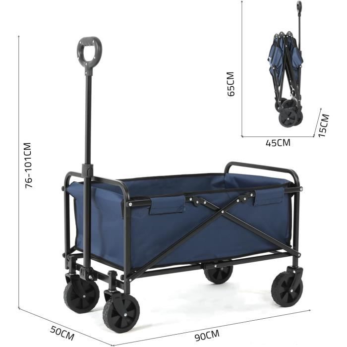 Basics Collection d'outils de jardin - Chariot d'extérieur